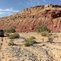 Accès par le wash (photo d'Etienne Sauvagère)
