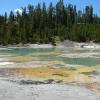 Norris Geyser Basin - Porcelain Basin - Crackling Lake