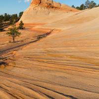 White Domes au lever du soleil