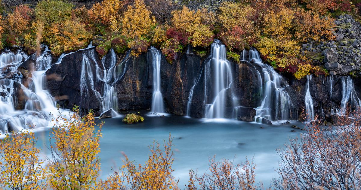 Hraunfossar, Islande