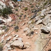 The hike up to Yellow Rock