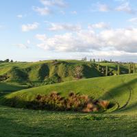 Sur la route à l'approche d'Hobbiton